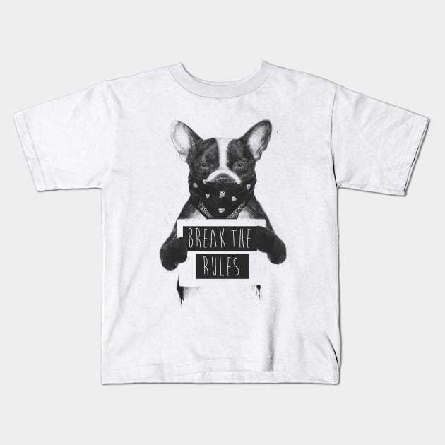 Rebel dog Kids T-Shirt by soltib